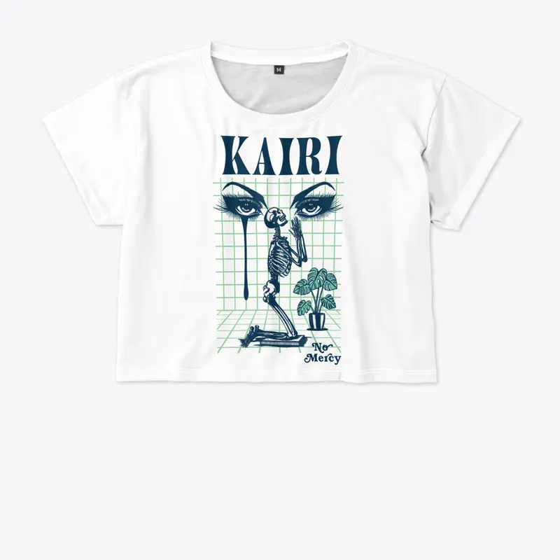 Kairi No Mercy Crop Tee White